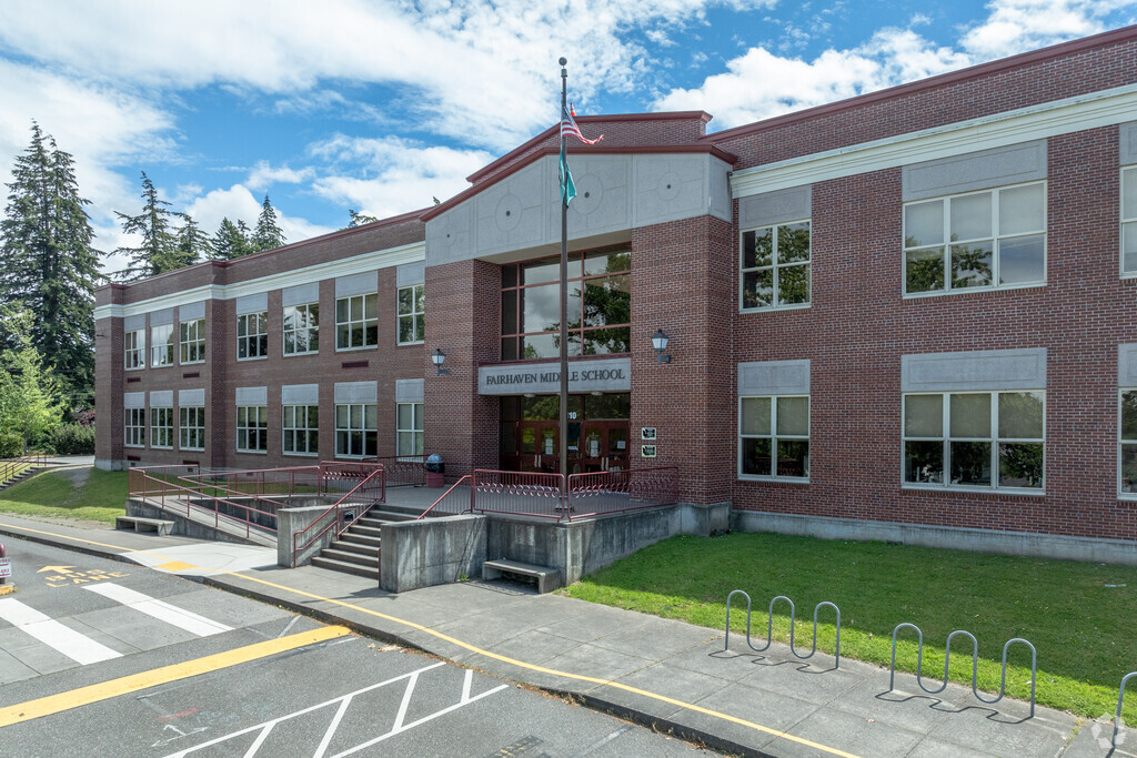 Fairhaven Middle School entrance.