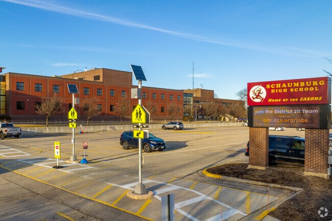 Schaumburg High School serves students from Grade 9 through Grade 12.