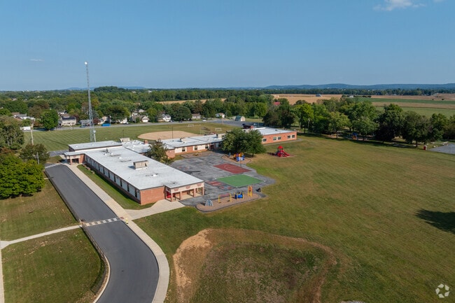 Children at Cleona Elementary School are fortunate to have a beautiful campus and a park nearby.