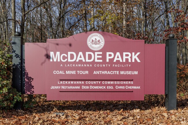 McDade Park in West Mountain, PA occupies land that was once a coal mine.