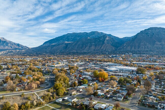 Aerial view of the Rivergrove neighborhood.