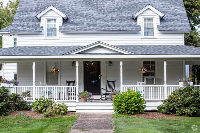 Homes in Bolton will often have large front porches with a swing or rocking chair.
