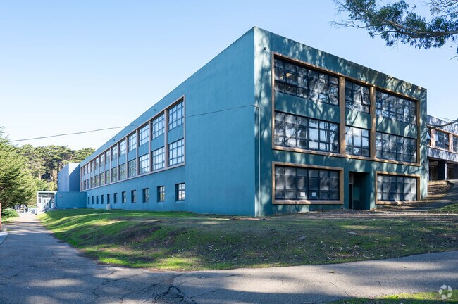 City Arts And Tech High School has beautiful architecture in San Francisco.