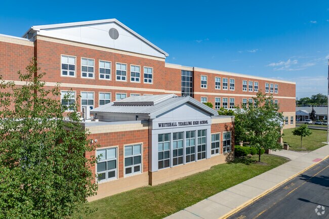 Whitehall-Yearling High School receives a C from Niche and offers college credit classes.