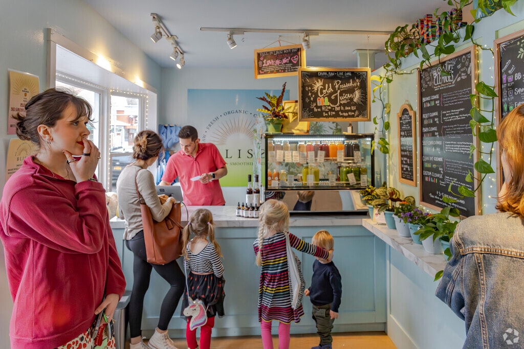 Bliss juice and smoothie bar in Red Hook is the place to go for the best blended drinks.