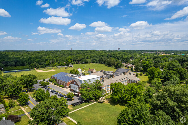 Wilmington Friends Schools beautiful campus is tucked away in green space.