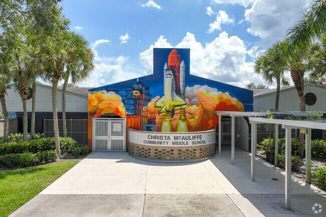 Chista McAuliffe Middle School is just a few blocks away from Northtree neighborhood.