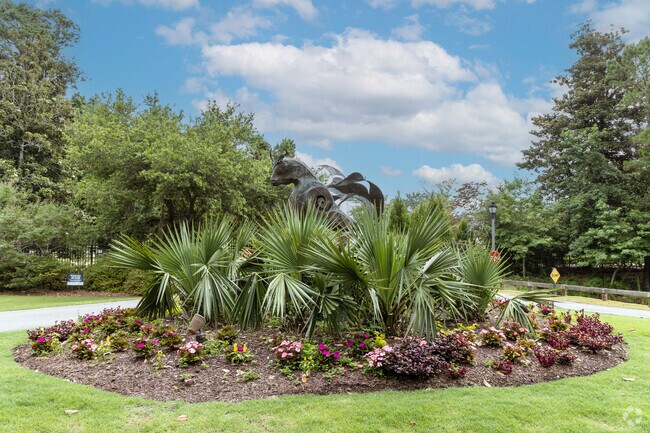 Airlie Gardens was created in 1886 as a private garden for the Pembroke Jones family.