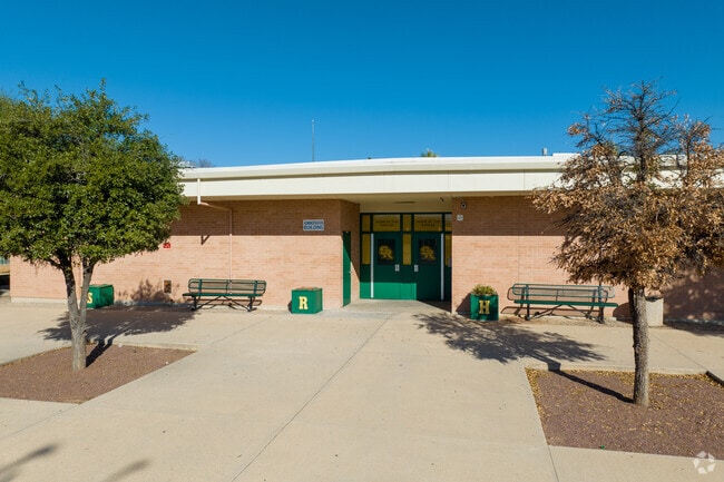 The front office at Santa Rita High School.