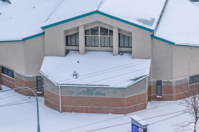 Spokane Valley Adventist School is close to many homes in the neighborhood.