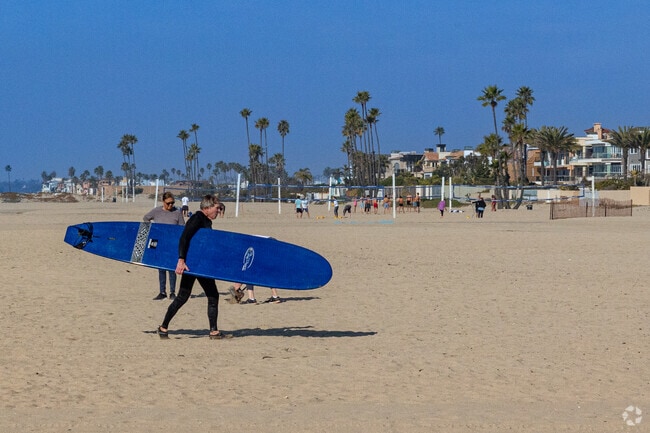 Surfing in Seal Beach offers a fun and accessible experience for surfers of all levels.