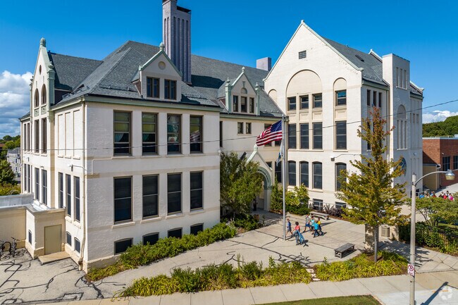A view of Maryland Avenue Montessori School on Milwaukee's eastside.