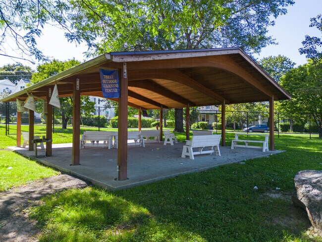 Gazebo's in Second Ave parks are common. They allow residents to hold public events.