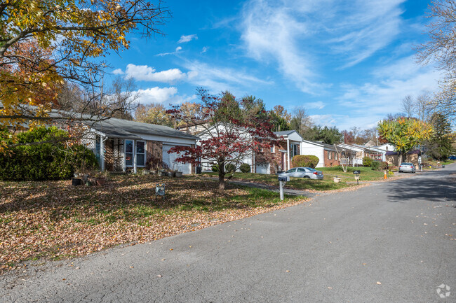 Some residents of South Hills are able to reside in homes with level front yards.