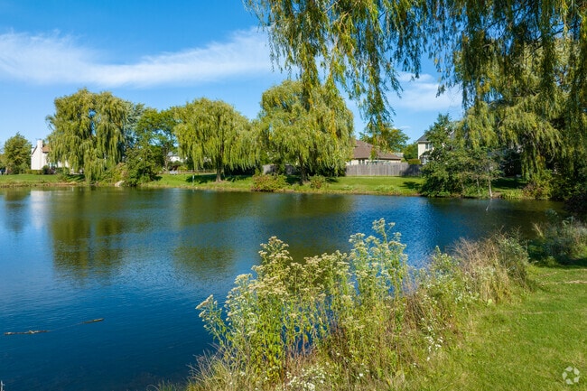 Sit on the banks and cast a line at the pond at Parkchester Park in Northeast Buffalo Grove.