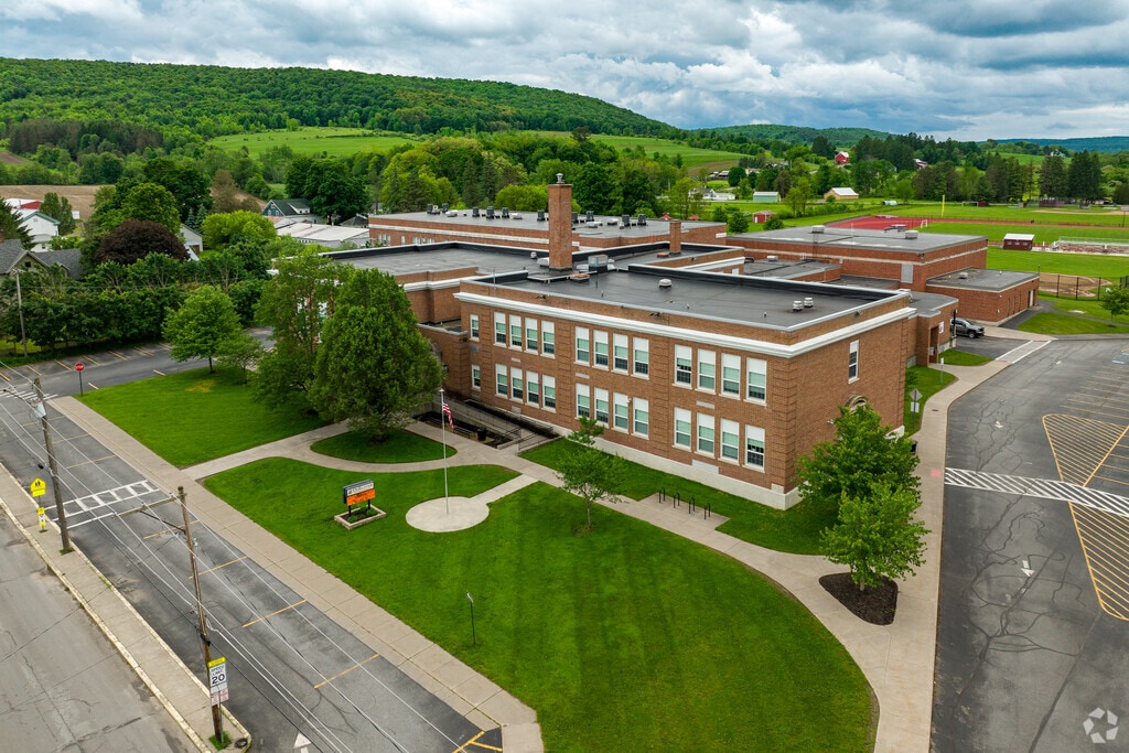 Deruyter High School is located in the rural town of Deruyter, NY.