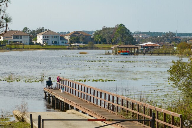 Horizon West residents enjoy fishing on Lake Hancock.