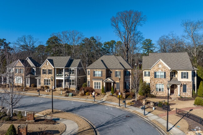 Newer traditional styled homes in Marietta, GA.