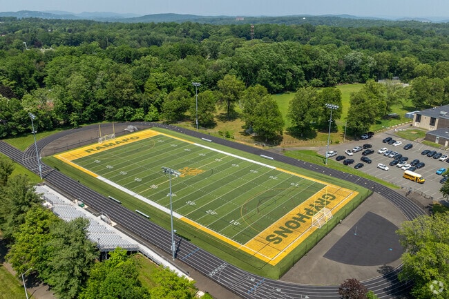 Ramapo High School has great athletic fields.