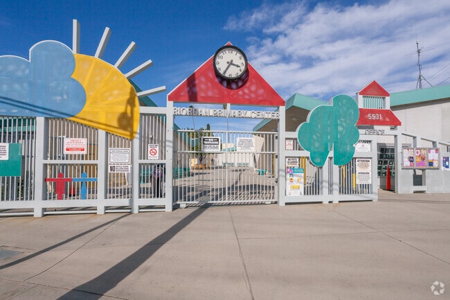 Richard Riordan Primary Center features a community pool in the neighborhood of 
Highland Park.