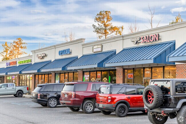Gloucester's shopping center is a bustling hub, offering an array of retail stores.