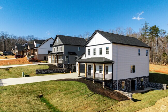 New Craftsman inspired homes are popping up around Timberlake.