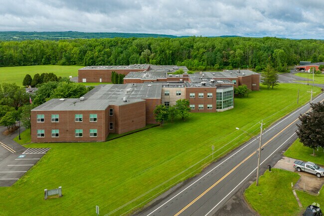 Chittenango Middle School is located on a main road in the village of Chittenango.