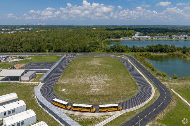 Oak Hammock Middle School in Ft Myers has a running track for field and track activities.