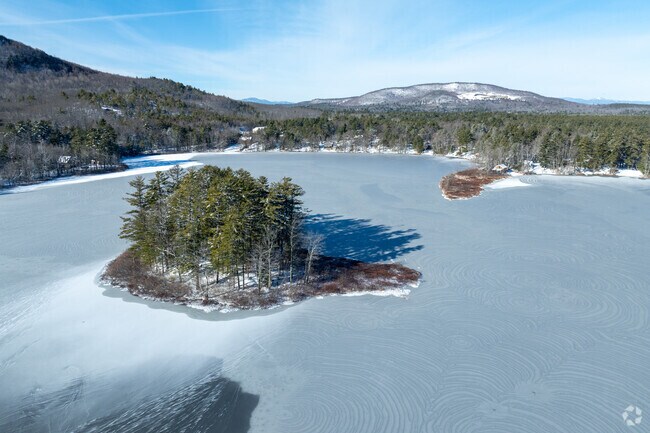 Burnt Meadow pond is a popular natural attraction in Brownsfield.