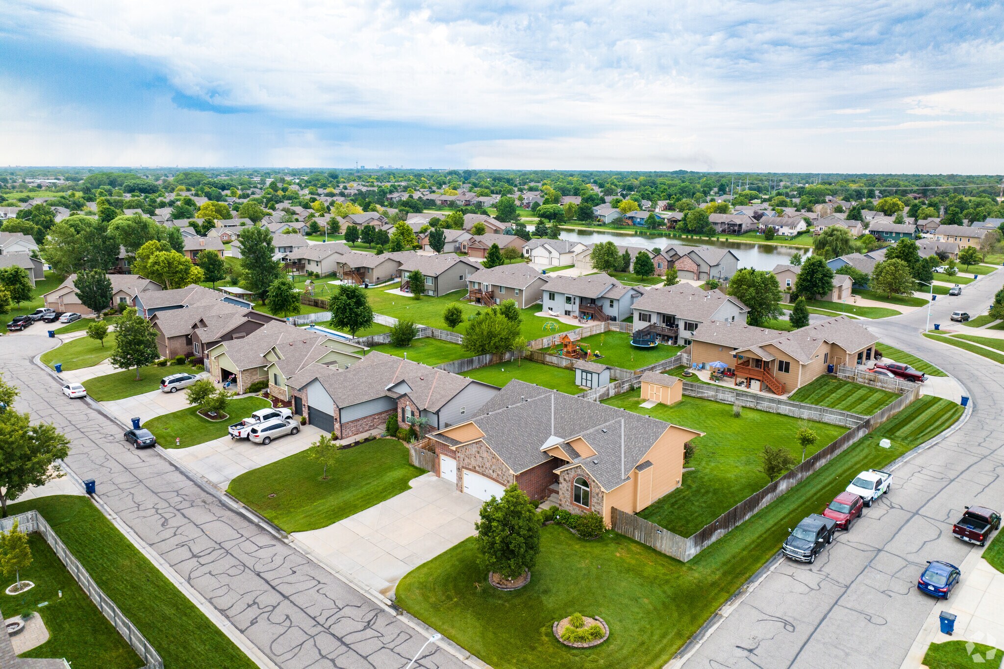 There is a wide variety of home styles throughout Tyler's Landing.