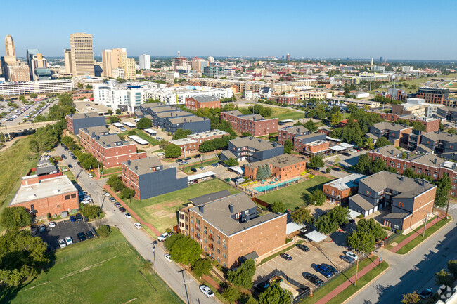 Deep Deuce Is short drive to OU Medical Center and the Oklahoma State Capitol.