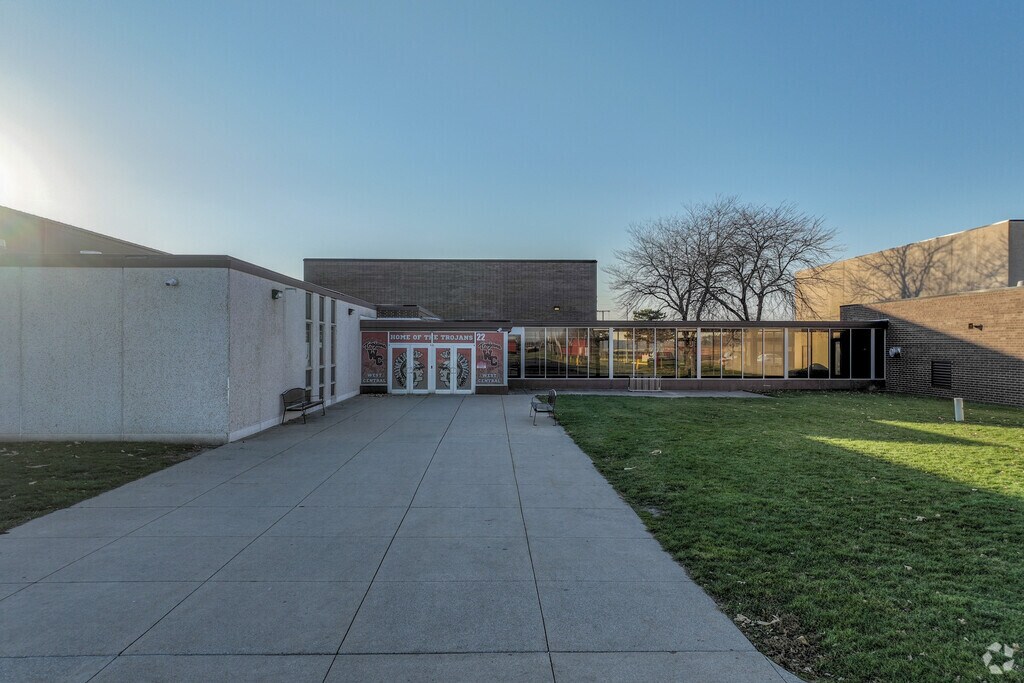 West Central Middle School is located is home to 210 students.