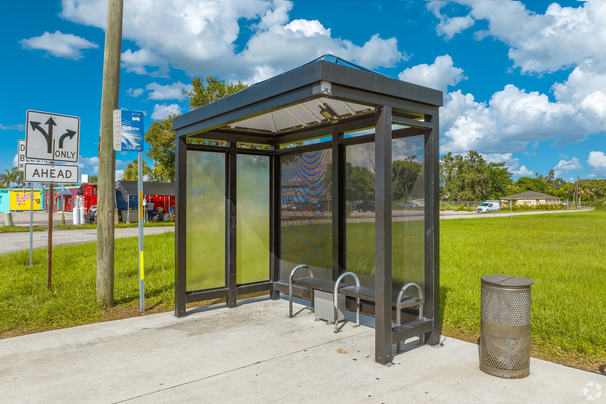 You will find several public transportation stops in the Morningside neighborhood.