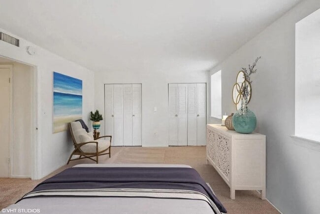 Plenty of closet space in bedrooms