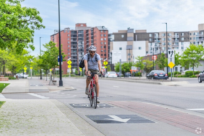 Richfield is a bike-friendly city with dedicated lanes.
