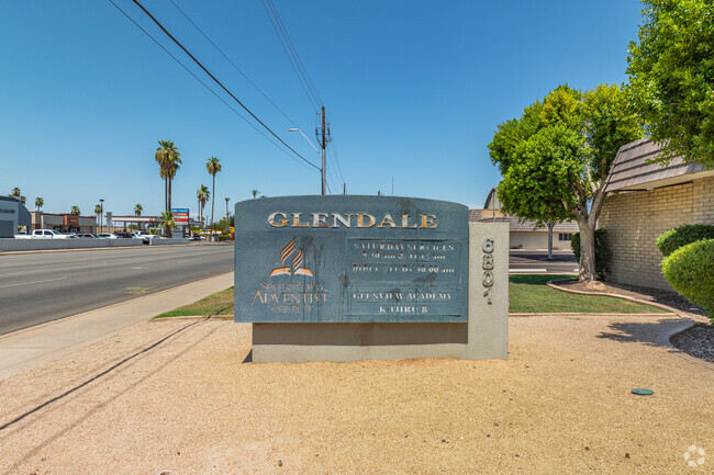 The monument sign greets visitors and schools goers at Glenview Adventist Academy.