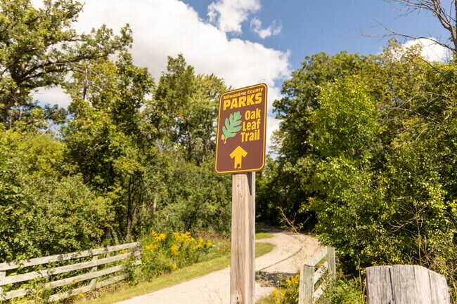 Go for a walk or bike ride all the way to downtown Milwaukee on the Oak Leaf Trail.