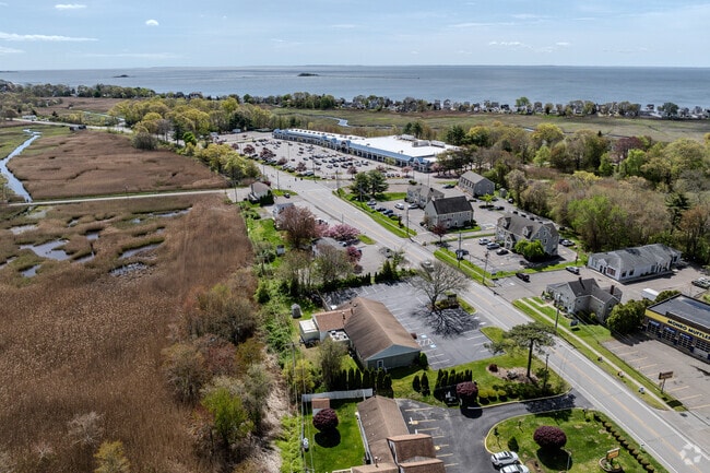 The small town of Clinton sits on the shore of the Long Island Sound in CT.