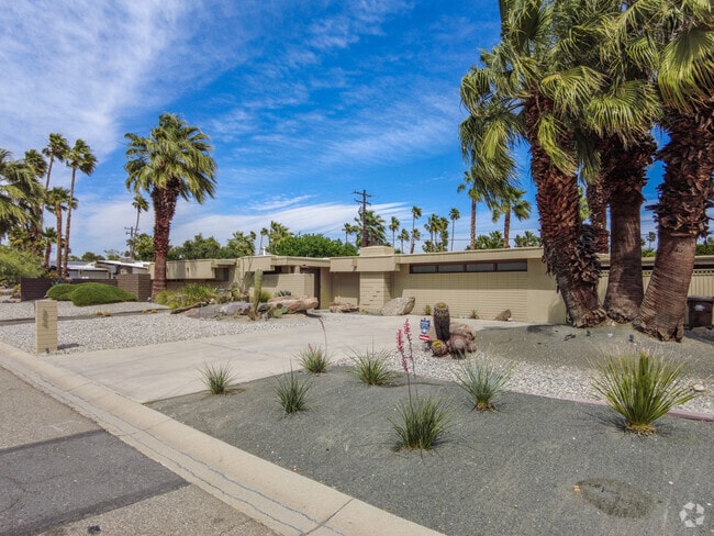 Mid-century modern homes are unique in Sunrise Park, including this low-roof style.