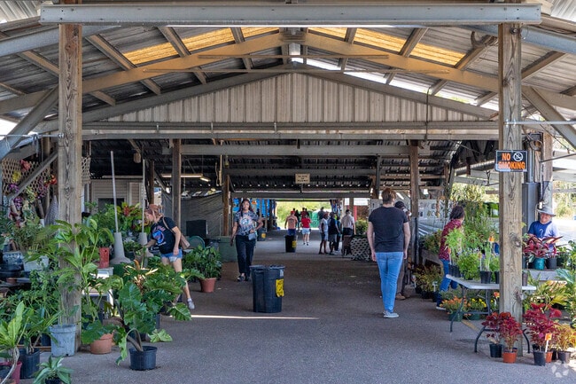 The Mobile Flea Market is nearby for Millers Creek residents to peruse on the weekend.