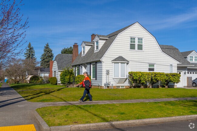 Residents enjoy walking throughout the picturesque streets of University Park.