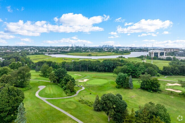Presidents Golf Course in Montclair offers stunning views of the Boston skyline.