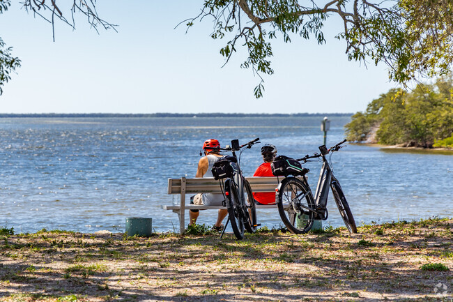 From Millpond residents can enjoy a beautiful bike ride to the Gulf of Mexico.