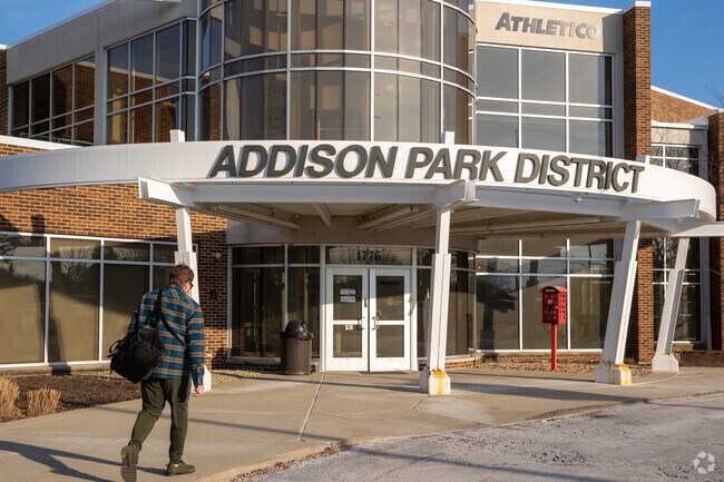Addison Park District Club Fitness facility offers indoor recreation and programming.
