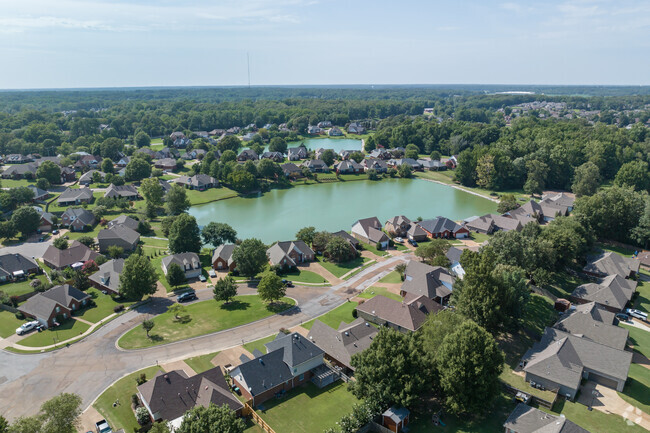 Some neighborhoods are well established with homes surrounding small lakes in DeSoto County.