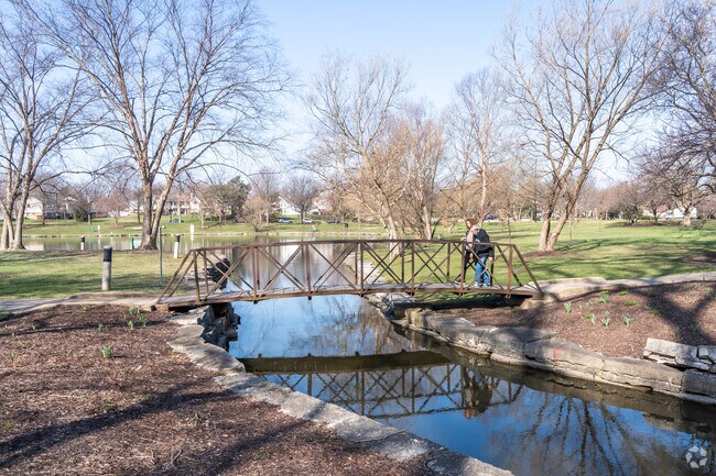 The scenery at Chicago Athenaeum International Sculpture Park is rather beautiful.