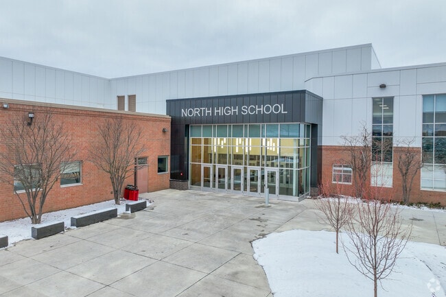 North Senior High School has 1,616 students in grades 9-12th.