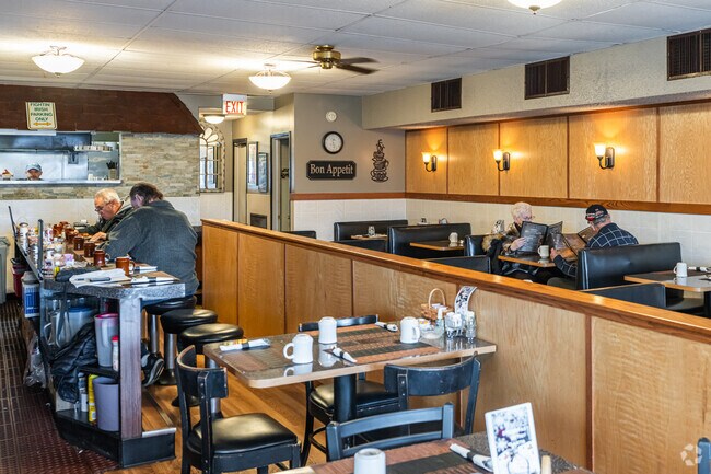 Cafe 63 is breakfast and brunch diner featuring homemade soups, skillets, and more.