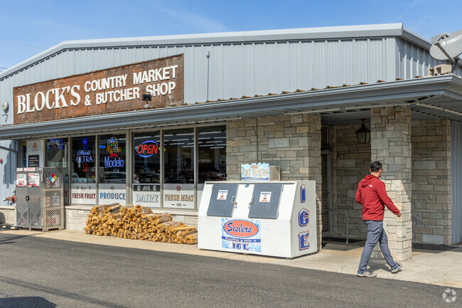 Block's Butcher Shop is a great place to grab fresh meat or other items near Henpeck.