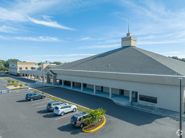 Skycrest Christian School has a church attached to the school.